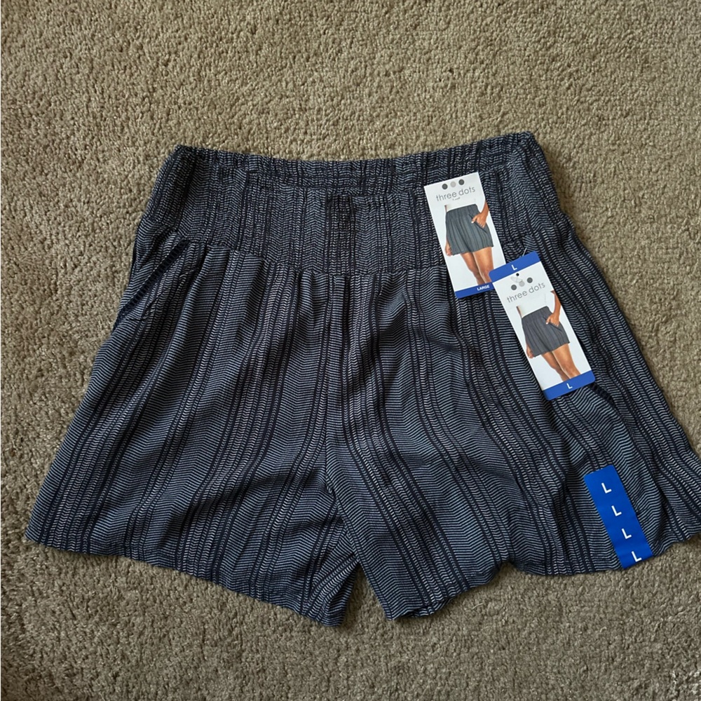 Treasure & Bond Gray High Waist Women's Shorts